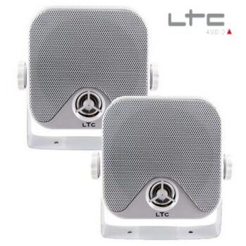 Altavoces ‘LTC-Probox’ 90w--11x11cm-(par)–blancos