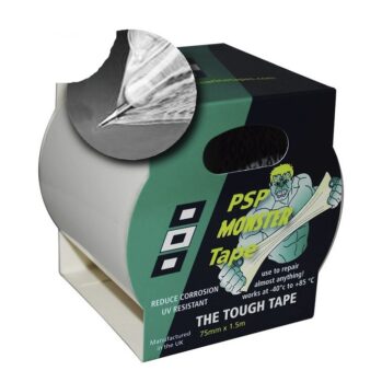 Cinta repara a Bordo.-adhesiva de Polímero MONSTER TAPE (75mm x 1,5mts)