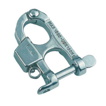 Mosquetón Rápido Fijo tipo Ski -Inox 316