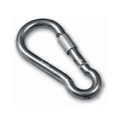 Mosqueton Bombero  con Virola- Inox 316