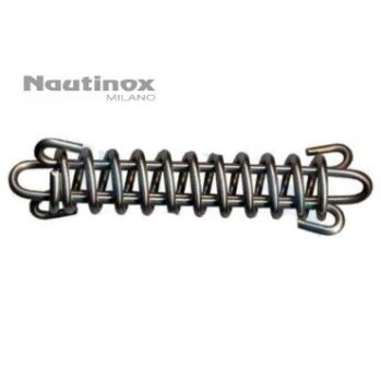 .Amortiguador amarre inox-316.--27 cm. Ø:5 mm- (eslora 5 mts)