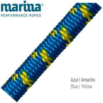 Cabo ELÁSTICO marino ,funda poliéster color— Ø: 4-6-8 mm x mts