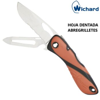 Navaja Wichard Offshore, hoja dentada-punzon--19cm