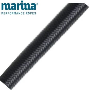 Cabo ELÁSTICO marino ,funda poliéster negro— Ø: 4-6-8 mm x mts