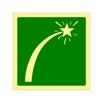 Señalización Salvamento OMI - PVC rígido Fotoluminiscente---Bengalas y Pirotecnia