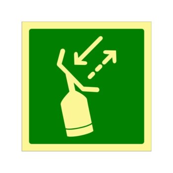 .Señalización Salvamento OMI - PVC rígido Fotoluminiscente---Respondedor de radar