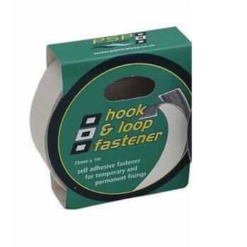 Cincha velcro.-doble cinta con adhesivo (25mm x 1mts)