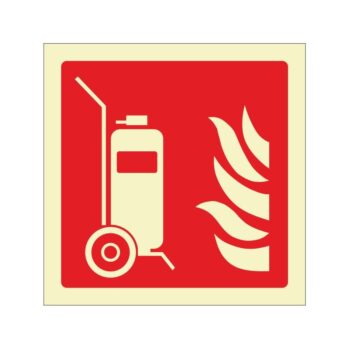 Señalización Salvamento OMI – PVC rígido Fotoluminiscente—Señal Extintor movil