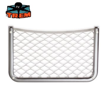 Porta Objetos con Rejilla y Láton Cromado--345x220 mm