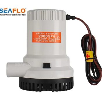 Bomba Achique Manual .SEAFLO 2000GPH- .7500.lts/h. 12v/24v