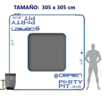 PARTY PIT "O´BRIEN"--Alfombra Flotante de 3 x 3 mts