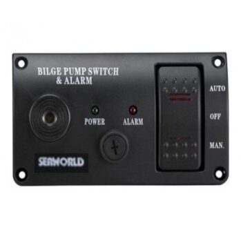 Panel Bomba Achique SEAWORLD con alarma-- 12/24v