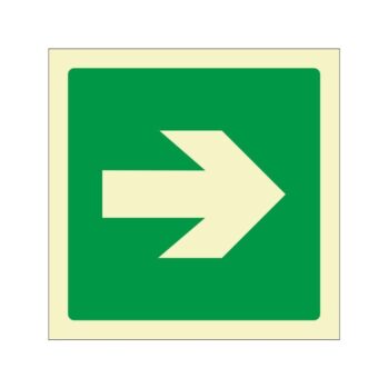 Señalización Salvamento OMI - PVC rígido Fotoluminiscente-- Evacuación