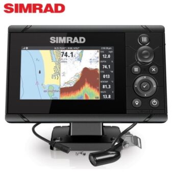 Plotter Sonda .5". SIMRAD  Cruise-5–con transductor 83/200 kHz Skimmer