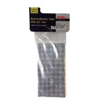 Reflectante para aros ó chalecos adhesivo-6 tiras de 5 x 10 cm