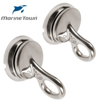 Sujeta-defensas desmontable inox --Marine Town--(par)