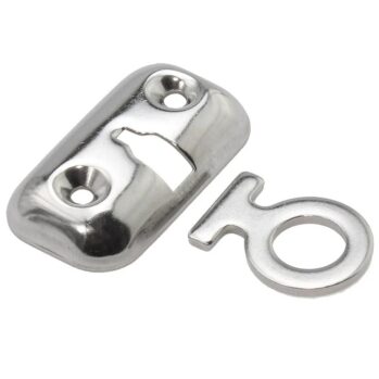 Sujeta-defensas extraible Inox 316. : 50×25 mm