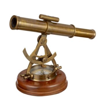TEODOLITO-BRÚJULA–Largo: 22 -Alto: 12cm