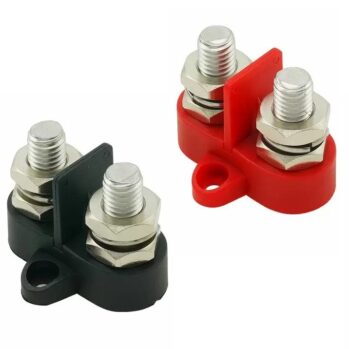 Terminal Bateria Doble M8 5/16-- Heavy Duty --(par)