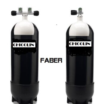 Botella FABER- 12 Litros.200 bar