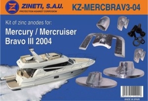 Kit Anodos Mercury-Mercruiser Bravo III 2004